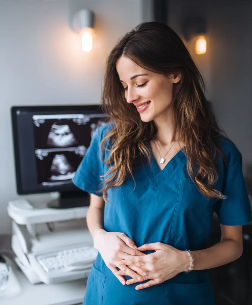 13 Week Pregnancy Sonography